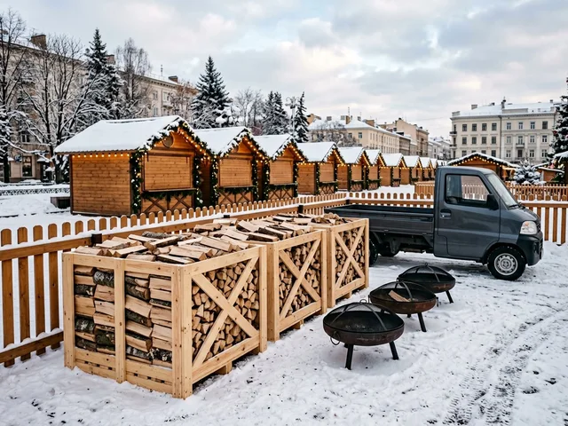Дрова для ярмарок и городских праздников в Икше